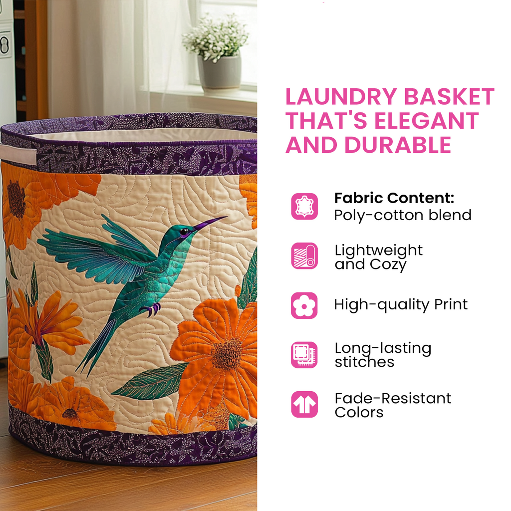 Sleeping Books Quilted Laundry Basket NCU0PVL563