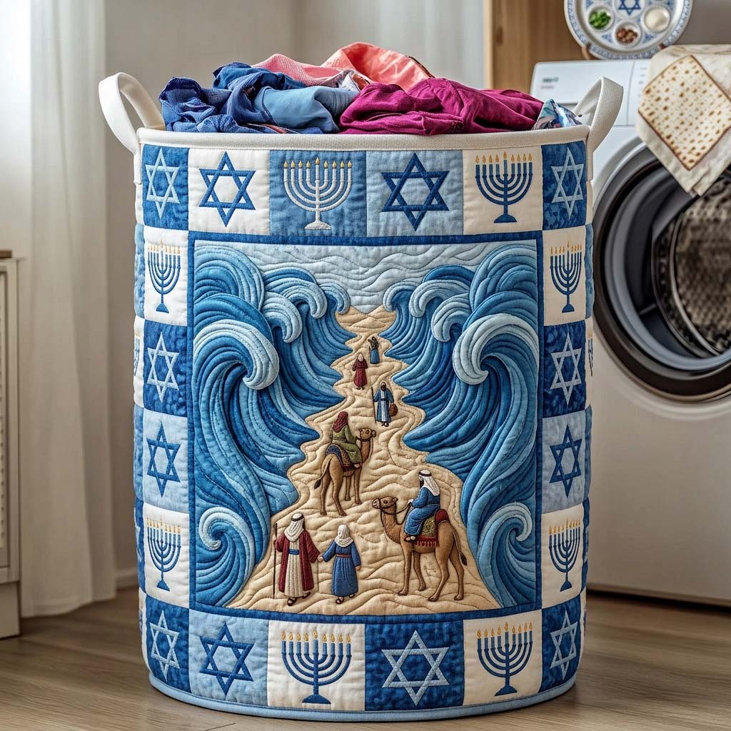 Exodus Journey Quilted Laundry Basket GFTOHD14551