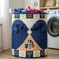 Divine Pathway Quilted Laundry Basket GFTOHD14554
