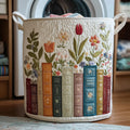 Bookish Quilted Laundry Basket GFTOHD9616