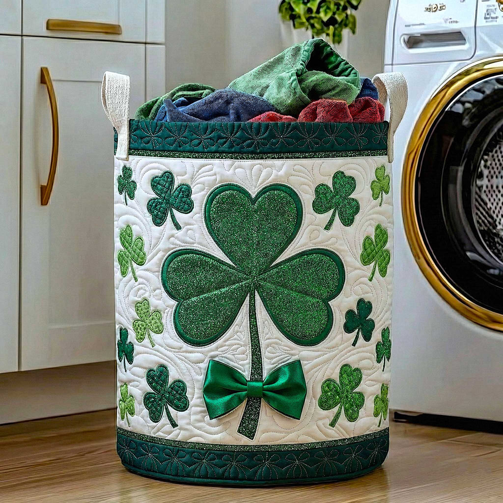 Irish Blessings Quilted Laundry Basket GFTOMA8973