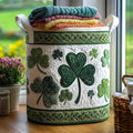 Irish Blessings Quilted Laundry Basket GFTOMA8974