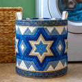 David Emblem Quilted Laundry Basket GFTOMA8979