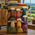 Sheep Heaven Quilted Laundry Basket GFTONL5891