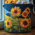 Sunflower Quilted Laundry Basket GFTONT2620