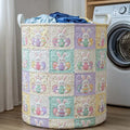 Bunny Parade Quilted Laundry Basket GFTOQA2218