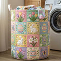 Spring Parade Quilted Laundry Basket GFTOQA2225