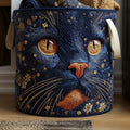 Golden Whiskers Quilted Laundry Basket GFTOQM1728