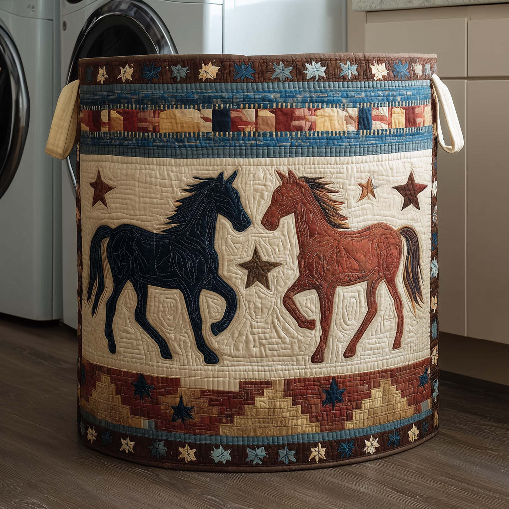 Starbound Pair Quilted Laundry Basket GFTOQM2249