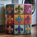 Royal Fleur Quilted Laundry Basket GFTOQM2346