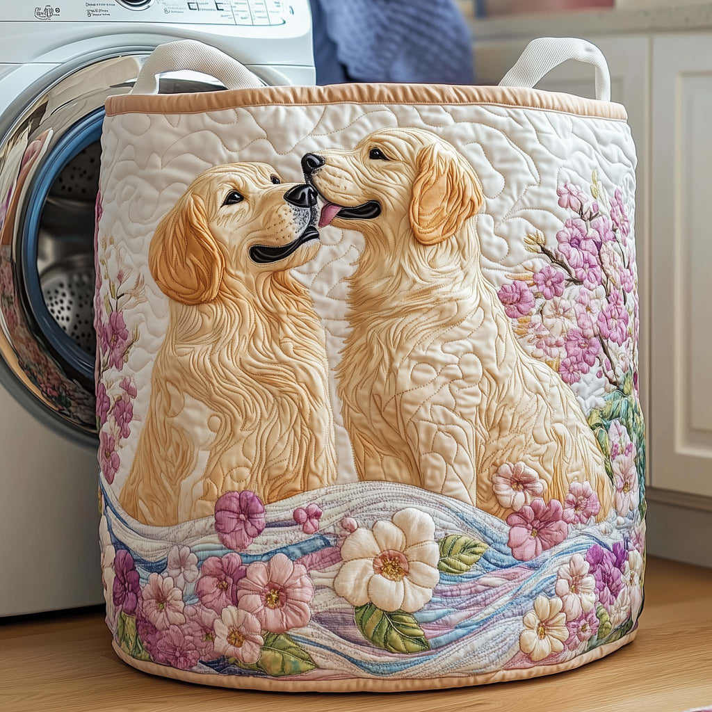 Golden Bond Quilted Laundry Basket GFTOQM2440