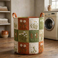 Blossom Grace Quilted Laundry Basket GFTOQM3628