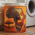 Golden Glow Quilted Laundry Basket GFTOTP13371
