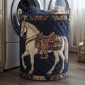 Prairie Horse Quilted Laundry Basket GFTOTP16222