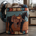 Prairie Horse Quilted Laundry Basket GFTOTP16223