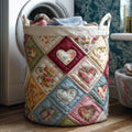 Spring Patch Quilted Laundry Basket GFTOTP16263