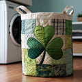 Blessed Greenery Quilted Laundry Basket GFTOTP17094