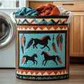 Native Horse Quilted Laundry Basket GFTOYC2666