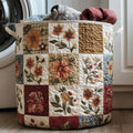 Floral Bloom Quilted Laundry Basket GFTOYC2745