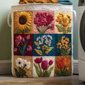 Floral Bloom Quilted Laundry Basket GFTOYC2747