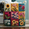 Floral Bloom Quilted Laundry Basket GFTOYC2748