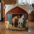 Village Farm Quilted Laundry Basket GFTOYC2923