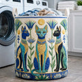 Cheeky Cat Quilted Laundry Basket GFTOYC3394