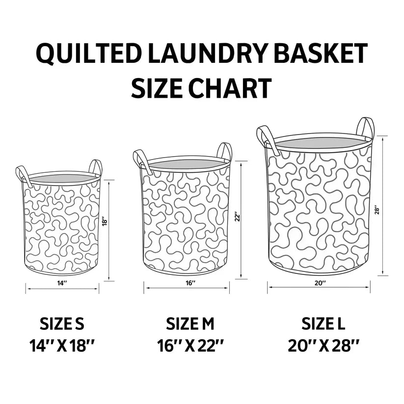 Native Charm Quilted Laundry Basket GFTOTP12059
